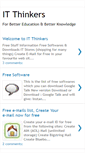 Mobile Screenshot of itthinkers.blogspot.com