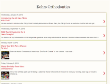 Tablet Screenshot of kohrsorthodontics.blogspot.com