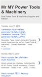 Mobile Screenshot of mr-my-powertools.blogspot.com