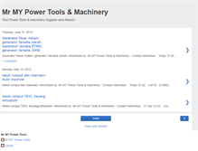 Tablet Screenshot of mr-my-powertools.blogspot.com
