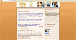 Desktop Screenshot of maitreyaeducation.blogspot.com