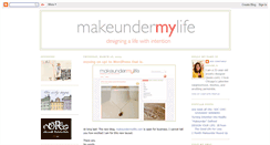 Desktop Screenshot of makeundermylife.blogspot.com