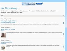 Tablet Screenshot of notcompulsory.blogspot.com