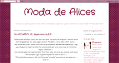 Desktop Screenshot of modadealices.blogspot.com