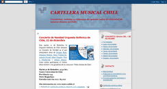 Desktop Screenshot of carteleramusicalchile.blogspot.com