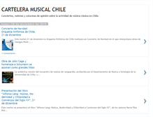 Tablet Screenshot of carteleramusicalchile.blogspot.com