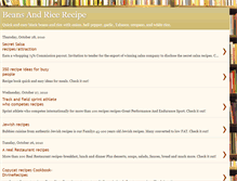 Tablet Screenshot of beansandricerecipe.blogspot.com