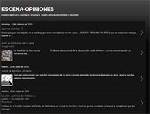 Tablet Screenshot of escena-opiniones.blogspot.com