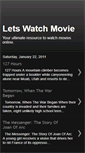 Mobile Screenshot of letswatchmovee.blogspot.com