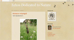 Desktop Screenshot of echos-nature.blogspot.com