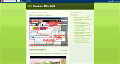 Desktop Screenshot of cenariosmsn.blogspot.com