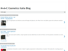 Tablet Screenshot of mac-cosmetics-italia.blogspot.com