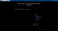 Desktop Screenshot of metinreclamos.blogspot.com