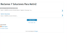 Tablet Screenshot of metinreclamos.blogspot.com