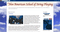 Desktop Screenshot of americanstrings.blogspot.com