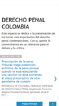 Mobile Screenshot of derechopenalcolombia.blogspot.com