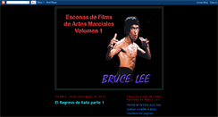 Desktop Screenshot of cineartesmarcialesbrucelee.blogspot.com