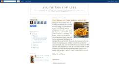 Desktop Screenshot of allthingsyoulike.blogspot.com