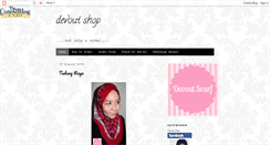 Desktop Screenshot of devoutshop.blogspot.com