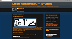 Desktop Screenshot of mikerosenbaumstudio.blogspot.com