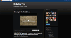 Desktop Screenshot of billsbigtrip.blogspot.com