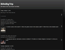 Tablet Screenshot of billsbigtrip.blogspot.com