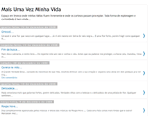 Tablet Screenshot of maisumavezminhavida.blogspot.com