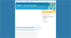 Desktop Screenshot of letrasvip.blogspot.com