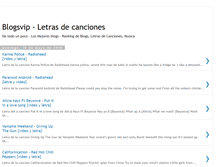 Tablet Screenshot of letrasvip.blogspot.com