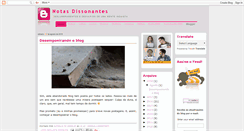 Desktop Screenshot of notas-dissonantes.blogspot.com