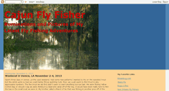 Desktop Screenshot of cajunflyfisher.blogspot.com