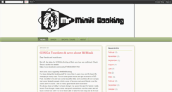 Desktop Screenshot of mrminikbooking.blogspot.com