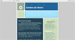 Desktop Screenshot of baratosdaribeiro.blogspot.com