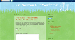 Desktop Screenshot of lisanormanlikewordpress.blogspot.com
