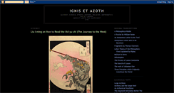 Desktop Screenshot of ignisetazoth.blogspot.com