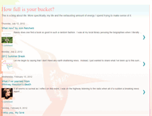 Tablet Screenshot of bucketdrops.blogspot.com