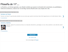 Tablet Screenshot of filosofiade11.blogspot.com