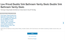 Tablet Screenshot of doublesinkbathroomvanitydeals.blogspot.com