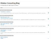 Tablet Screenshot of oldakerconsultingblog.blogspot.com