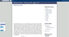 Desktop Screenshot of matrace-akcia.blogspot.com