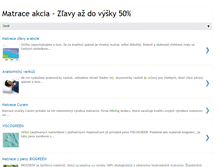 Tablet Screenshot of matrace-akcia.blogspot.com