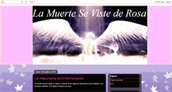 Desktop Screenshot of lamuertesevistederosa.blogspot.com