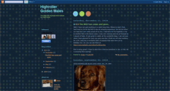 Desktop Screenshot of highrollergoldens.blogspot.com