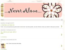 Tablet Screenshot of blogneveralone.blogspot.com