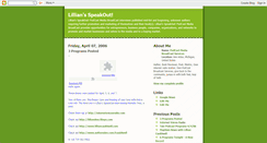 Desktop Screenshot of lillianspeakout.blogspot.com