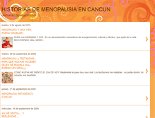 Tablet Screenshot of historias-de-menopausia-cancun.blogspot.com