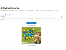 Tablet Screenshot of antivirus-business.blogspot.com