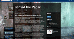 Desktop Screenshot of behindradar.blogspot.com