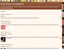 Tablet Screenshot of overlezenenschrijven.blogspot.com