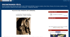 Desktop Screenshot of encontrandofacil.blogspot.com